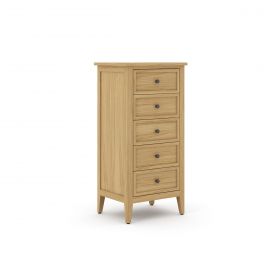 Bellingham Oak Bedroom 5 Drawer Chest