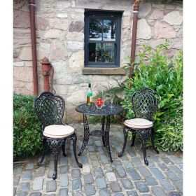 Bfs Outdoor Bridport 2-Seat Set (H'Bronze/Cream)