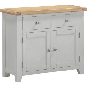 Wembury Dining Grey & Oak 2 Door 2 Drawer Sideboard