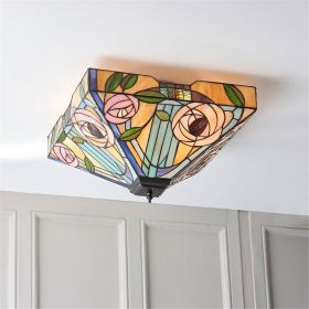 Bfs Tiffany Lights Willow 2lt Flush
