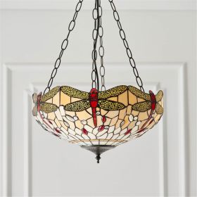 Bfs Tiffany Lights Dittisham beige 3lt Pendant
