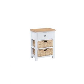 Hampshire Dining Console Table with 1 Drawer and 2 Baskets