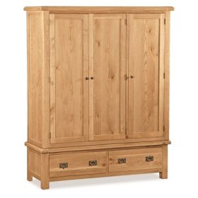 Oakhampton Bedroom Triple Wardrobe