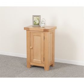 Chunky Oak Dining Small Cabinet with 1 Door