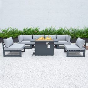 Bfs Outdoor Hilton Alu Casual Dining Firpit Set