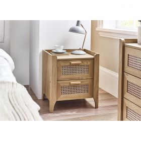 Melbourne 2 Drawer Bedside