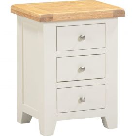 Wembury Painted Bedroom 3 Drawer Bedside
