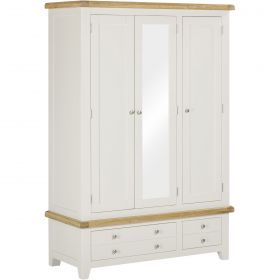 Wembury Painted Bedroom 3 Door 2 Drawer Robe