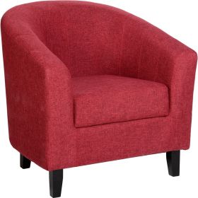 Taylor Tubs Tub Chair - Red Fabric