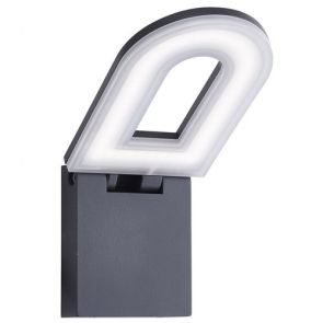  Led Outdoor - Wall Bracket, Dark Grey, Frosted Diffuser BPOSL092