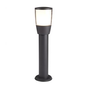  Outdoor 1lt Post (45cm Height), Dark Grey, Clear/White Shade BPOSL094