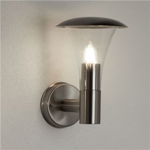  1 Light Outdoor W/Bracket, Stainless Steel, Clear Polycarbonate BPOSL004