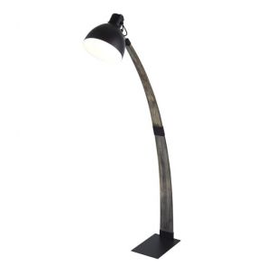  Floor Lamp, Ash Wood, Matt Black BPOSL130