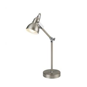  Table Lamp, Satin Silver & Chrome BPOSL151