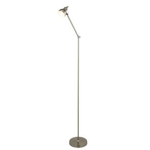  Floor Lamp, Satin Silver & Chrome BPOSL152