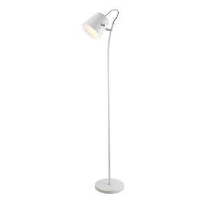  1 Light Floor Lamp - Painted White BPOSL160