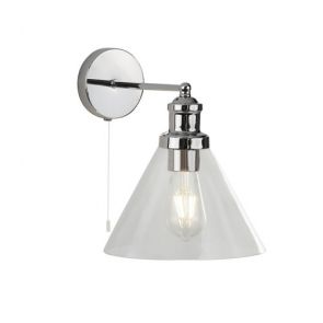  Wall Light - Cc, Clear Glass Shade BPOSL211