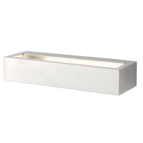  Led Wall Bracket Rectangle Led, Chrome, Frosted Glass BPOSL327