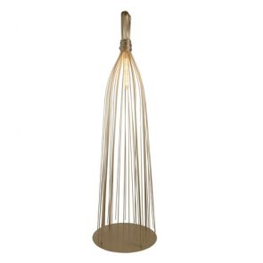  Cage Frame Floor Lamp, Champagne BPOSL343