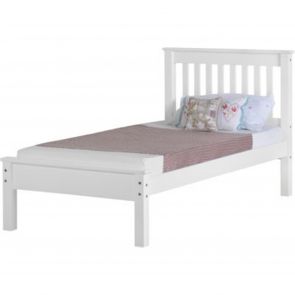 Newquay 3' Single White Bed Frame LFE