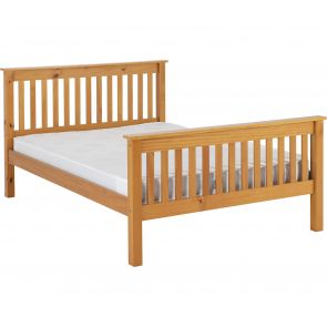 Newquay 4'6 Double Antique Pine Bed Frame HFE
