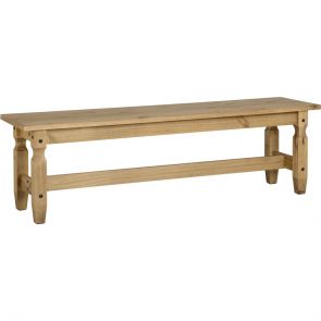 Waxed Pine Dining 5' Dining Bench