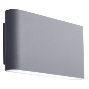  Led Outdoor Wall Bracket, Grey, Frosted Diffuser BPOSL473