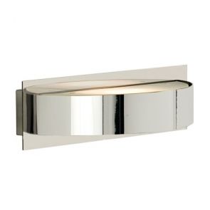 Wall Light 1lt Chrome/Glass Half Circle BPOSL501