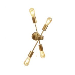 4 Light Wall Light Matt Gold BPOSL535