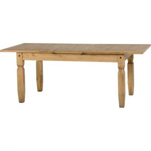 Waxed Pine Dining Extending Dining Table