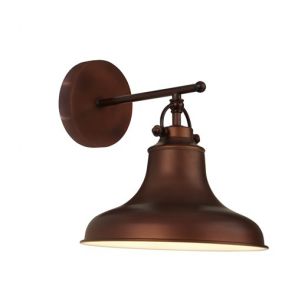  1 Light Industrial Wall Light, Antique Brown BPOSL552