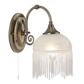  1 Light Ab/Beaded Glass  BPOSL582
