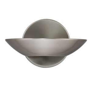  Wall Bracket Led Uplight, Satin Silver, Frosted Glass BPOSL601