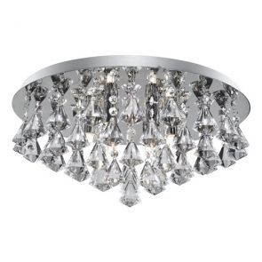  8 Light Chrome Xtal Ftg - G9 BPOSL621