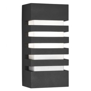  Led Outdoor & Porch Grilled Wall Bracket - Dark Grey BPOSL630