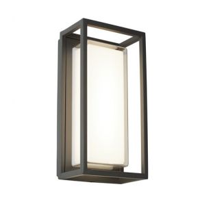  Outdoor Led Rectangle, Dark Grey, Opal White/Clear Diffuser Wb/Flush BPOSL689