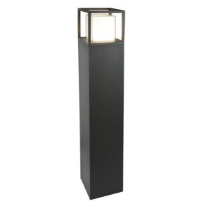  Outdoor Led Post (90cm Height), Dark Grey, Opal White/Clear Diffuser BPOSL693