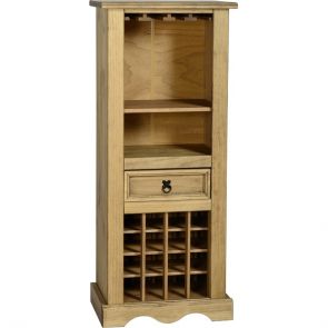 Waxed Pine Dining Wine Rack