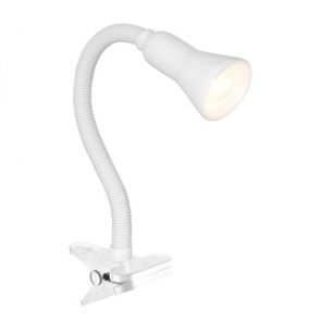  Desk Partners - White Flex Clip Task Lamp BPOSL720