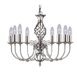  8 Light Satin Silver Ftg BPOSL790