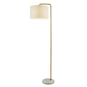  Gold Floor Lamp With White Marble Base BPOSL851