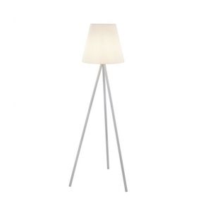  Led Outdoor Tripod Floor Lamp, White, White Pc Tapered Shade BPOSL856