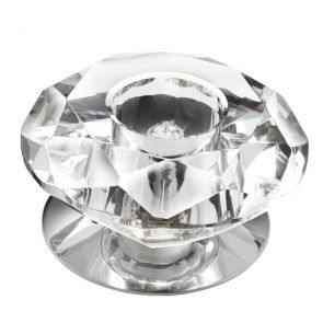  Flush - Downlighter - 1 Light Cc/Clear Diamond Glass BPOSL877