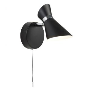  1 Light Led Spotlight, Matt Black And Chrome BPOSL980