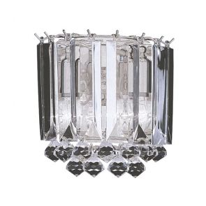  2 Light Cc Clear Acrylic Wall Bracket BPOSL1102
