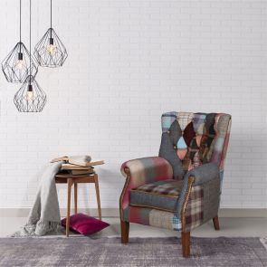 Winchester Patchwork Arm Chair 