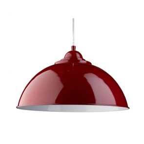  Pendant Half Dome Red BPOSL1306