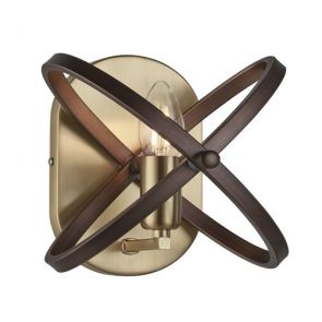  1lt Wall Light, Bronze BPOSL1323