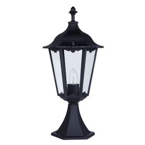  Outdoor Post Lamp - Small 1lt Black  Ht55 BPOSL1329
