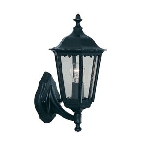  Outdoor Wall Light - 1lt Black Uplight BPOSL1333